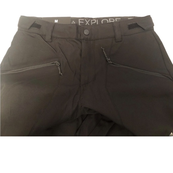 Gerry Men’s M Black Snow Pants 4-Way Stretch Fleece Lined Waterproof winter snow - Picture 9 of 14